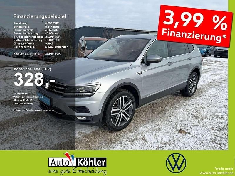 Gebraucht VW Tiguan Allspace Highline 200 PS (147 kW) 2021 Pyritsilber SUV