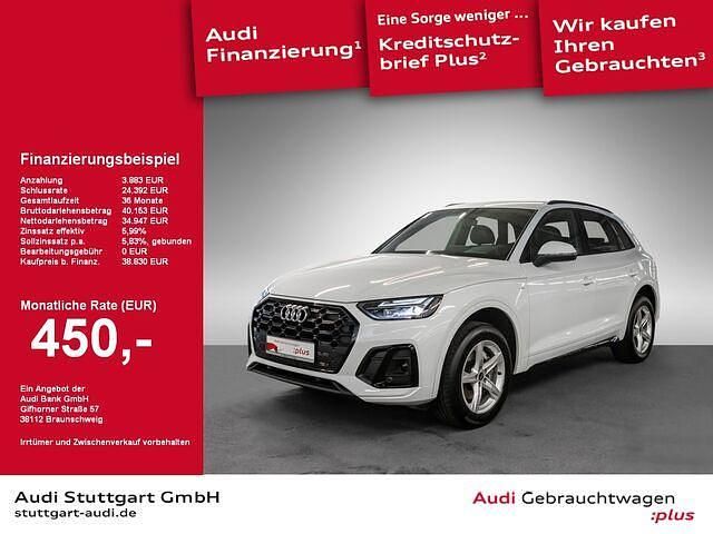 Gebraucht Audi Q5 S-Line 204 PS (150 kW) 2022 Gletscherweiß SUV