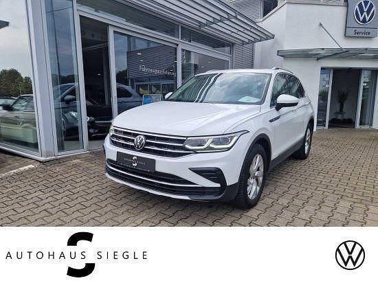 Pure white Gebraucht 2022 VW Tiguan Elegance SUV | 29.880 € (Fairer Preis) - Bild 1/4