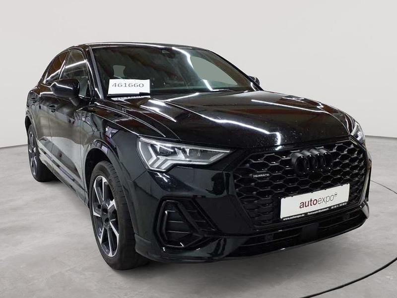 Mythosschwarz metallic Gebraucht 2023 Audi Q3 Sportback S-Line SUV | 37.090 € (Fairer Preis) - Bild 1/4