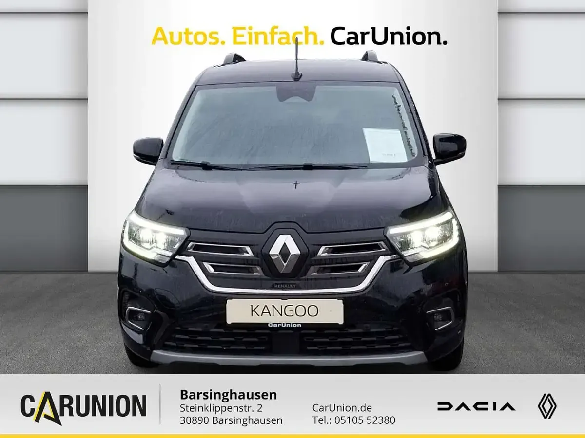 Gebraucht Renault Kangoo Techno 89 kW (122 PS) 2024 Black pearlschwarz metallic Van / Kleinbus