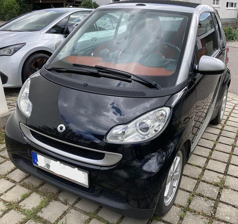 Schwarz Gebraucht 2008 Smart ForTwo Cabrio Passion Cabrio | 3.699 € (Guter Preis) - Bild 1/4
