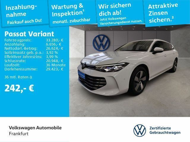 Weiß Gebraucht 2024 VW Passat Business Kombi | 34.250 € (Superpreis) - Bild 1/4