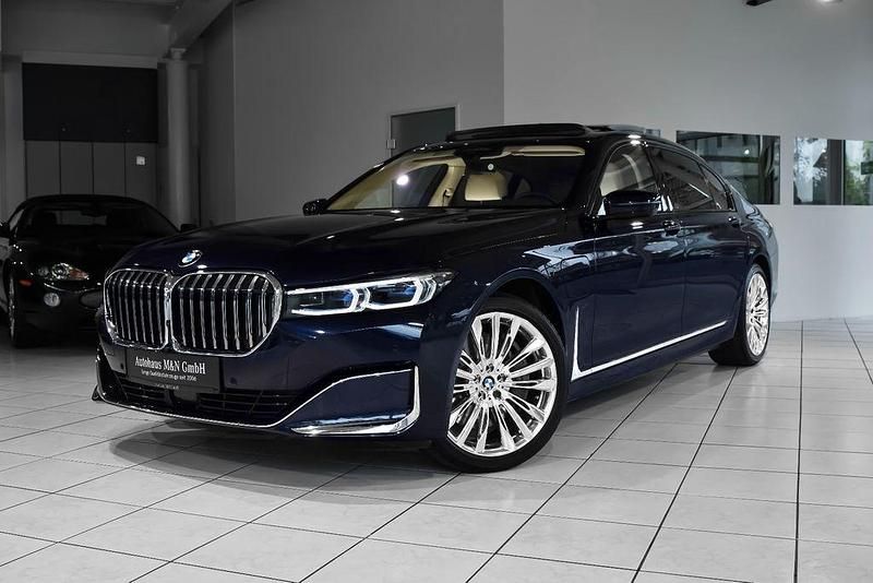 Blau Gebraucht 2019 BMW 745 Limousine | 58.900 € - Bild 1/4