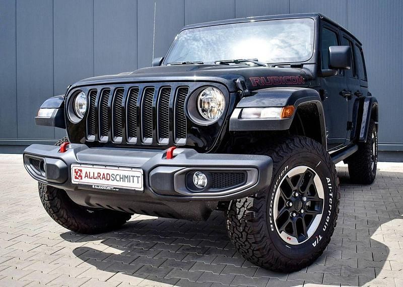 Schwarz Gebraucht 2022 Jeep Wrangler Unlimited Rubicon SUV | 78.990 € - Bild 1/4