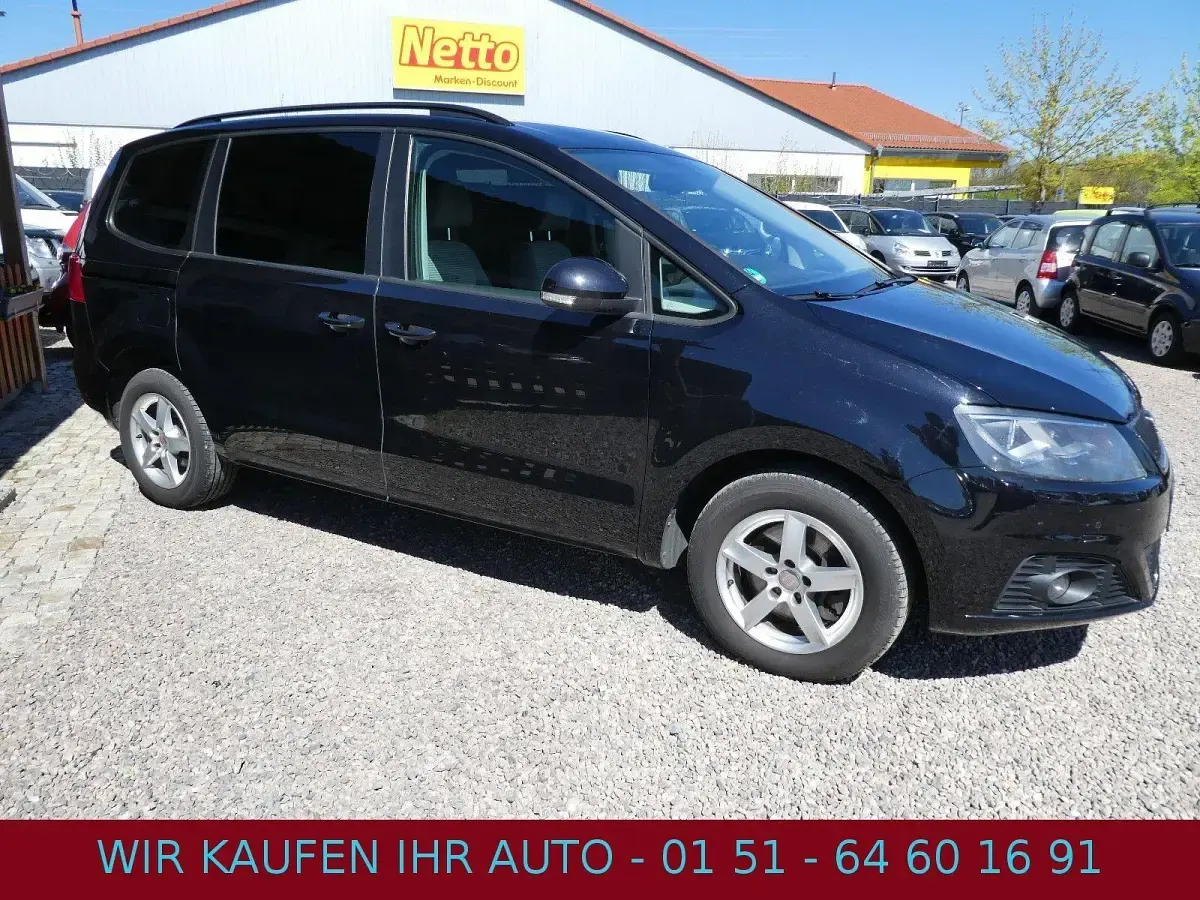 Gebraucht Seat Alhambra Style 170 PS (125 kW) 2011 Schwarz Van / Kleinbus