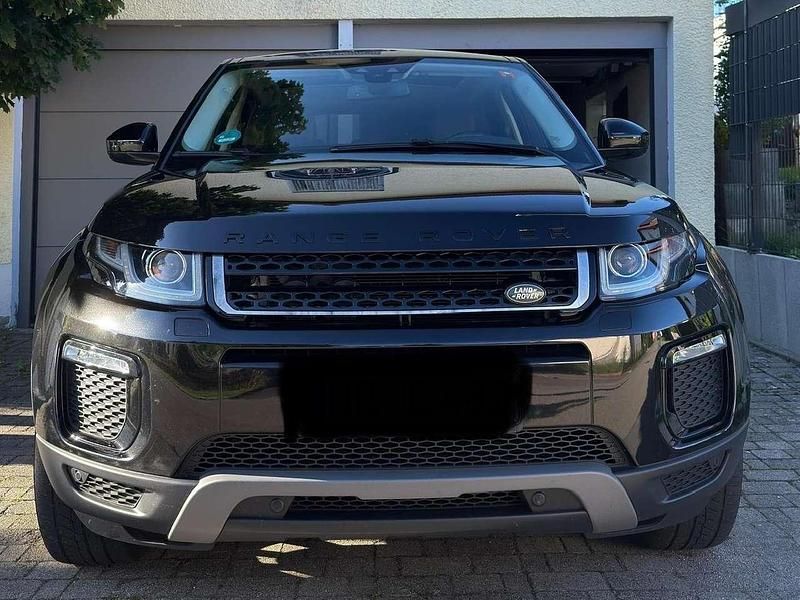 Schwarz Gebraucht 2018 Land Rover Range Rover evoque SE SUV | 24.500 € (Etwas zu teuer) - Bild 1/4