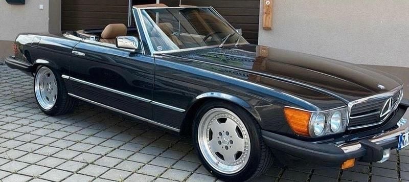 Gebraucht Mercedes SL380 1984 Schwarz Cabrio