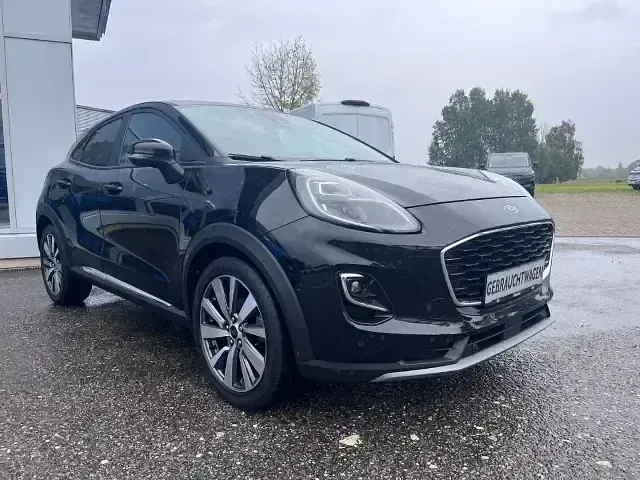 Gebraucht Ford Puma Titanium X 155 PS (114 kW) 2021 Obsidianschwarz metallic (schwarz) SUV