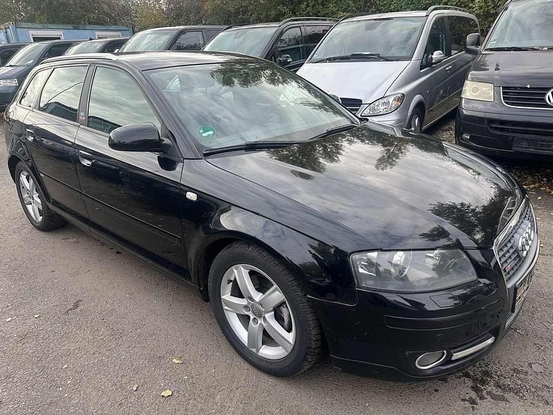 Phantomschwarz perleffekt Gebraucht 2007 Audi A3 S-Line Kleinwagen | 5.200 € (Guter Preis) - Bild 1/4