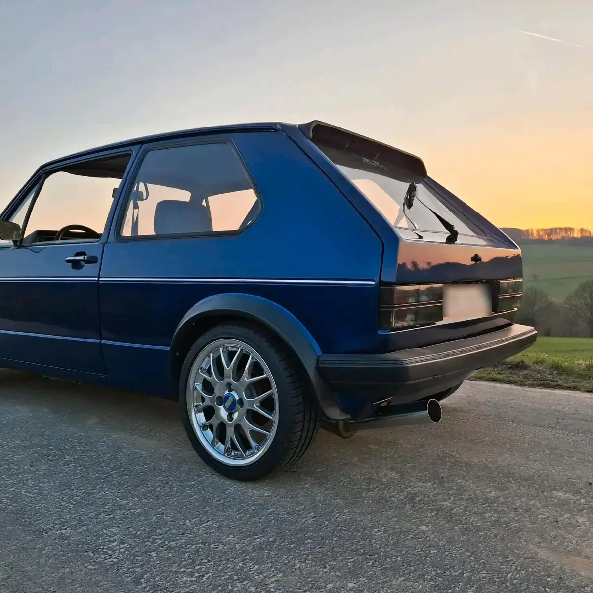 Used VW Golf I 1977 Blue Hatchback