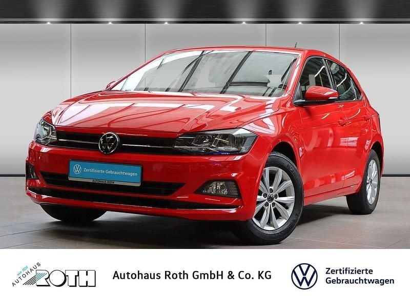 Rot Gebraucht 2021 VW Polo Highline Kleinwagen | 13.987 € (Guter Preis) - Bild 1/4