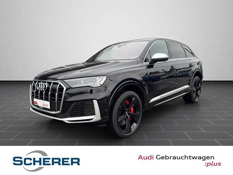 Orcaschwarz metallic (metallic) Gebraucht 2019 Audi SQ7 Advanced Plus SUV | 58.800 € (Superpreis) - Bild 1/4