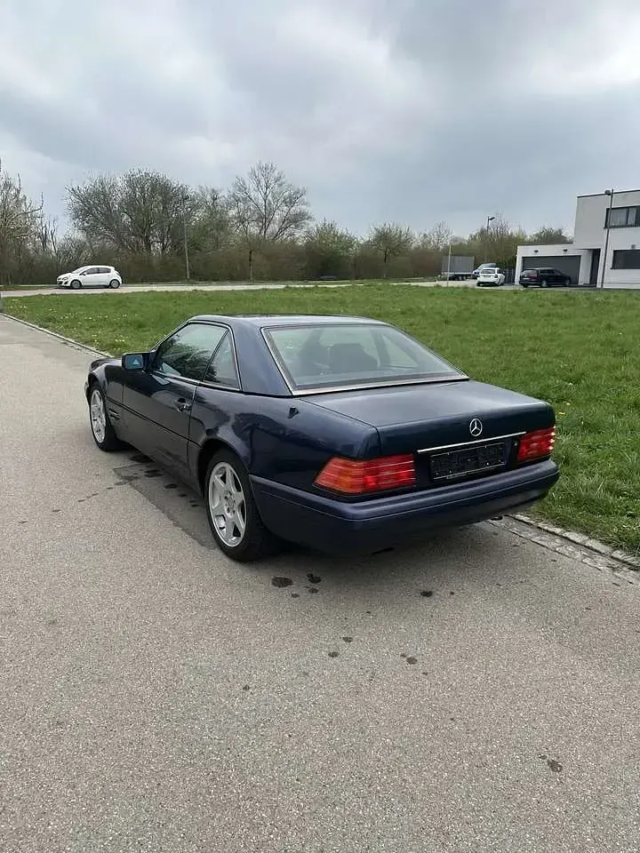 Second-hand Mercedes SL320 231 CP (169 kW) 1995 Albastru Cabrio