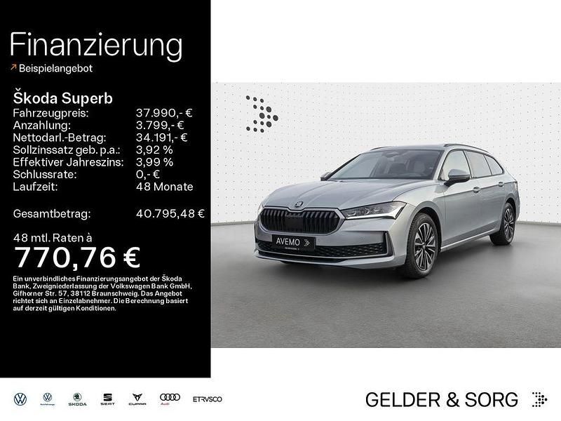 Gebraucht Skoda Superb Selection 150 PS (110 kW) 2025 Pebble silber metallic Kombi