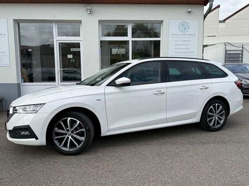 Bila candy/candyweiss Gebraucht 2022 Skoda Octavia Clever Kombi | 16.990 € (Fairer Preis) - Bild 1/4