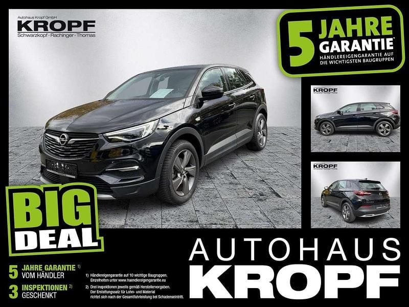 Diamant schwarz/karbon schwarz Gebraucht 2021 Opel Grandland X Elegance SUV | 18.190 € (Superpreis) - Bild 1/4