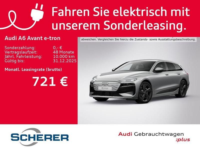 Taifungrau metallic (metallic) Gebraucht 2025 Audi A6 e-tron Ambiente Kombi | 74.900 € (Fairer Preis) - Bild 1/4