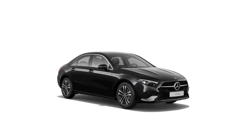Kosmosschwarz Neu 2025 Mercedes A200 Limousine | 49.718 € (Teuer) - Bild 1/4