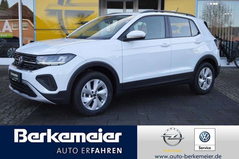 Pure white (weiß) Gebraucht 2024 VW T-Cross IQ Drive SUV | 21.930 € (Fairer Preis) - Bild 1/4