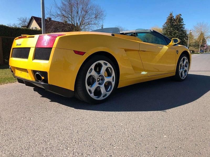 Gebraucht Lamborghini Gallardo 519 PS (381 kW) 2008 Gelb Cabrio