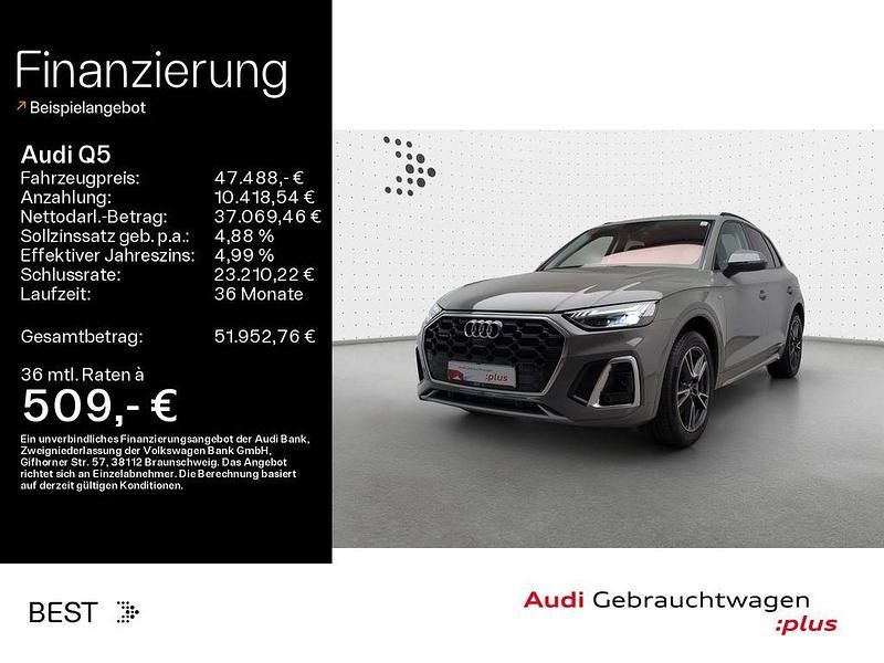 Quantumgrau Gebraucht 2022 Audi Q5 S-Line SUV | 47.488 € (Teuer) - Bild 1/4