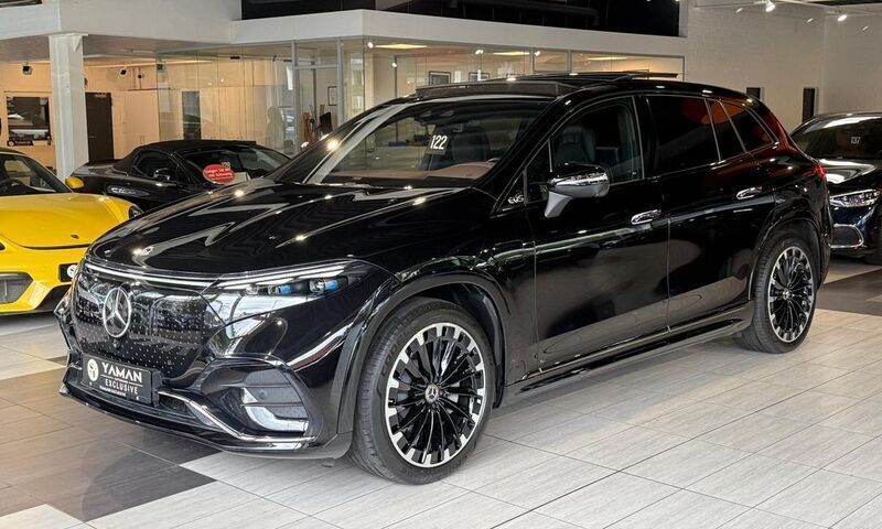 Obsidianschwarz metalliclack Gebraucht 2023 Mercedes EQS580 Business SUV | 99.850 € - Bild 1/4