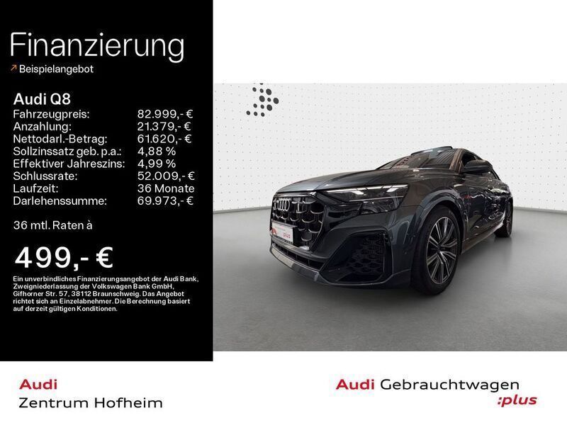 Daytonagrau perleffekt Gebraucht 2024 Audi Q8 S-Line SUV | 82.999 € (Teuer) - Bild 1/4