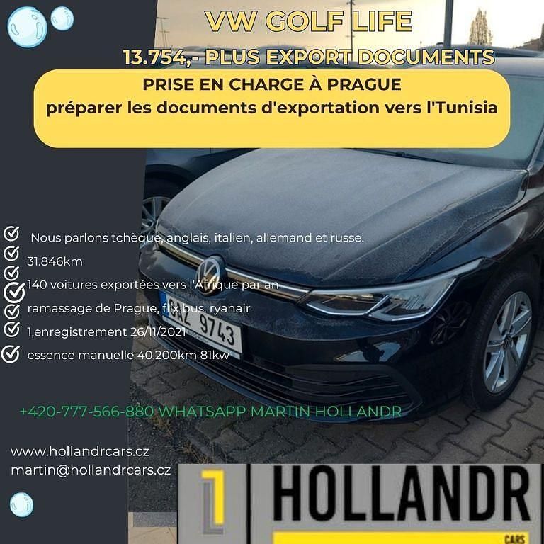 Weiß Gebraucht 2021 VW Golf VIII Life Limousine | 16.400 € (Guter Preis) - Bild 1/4