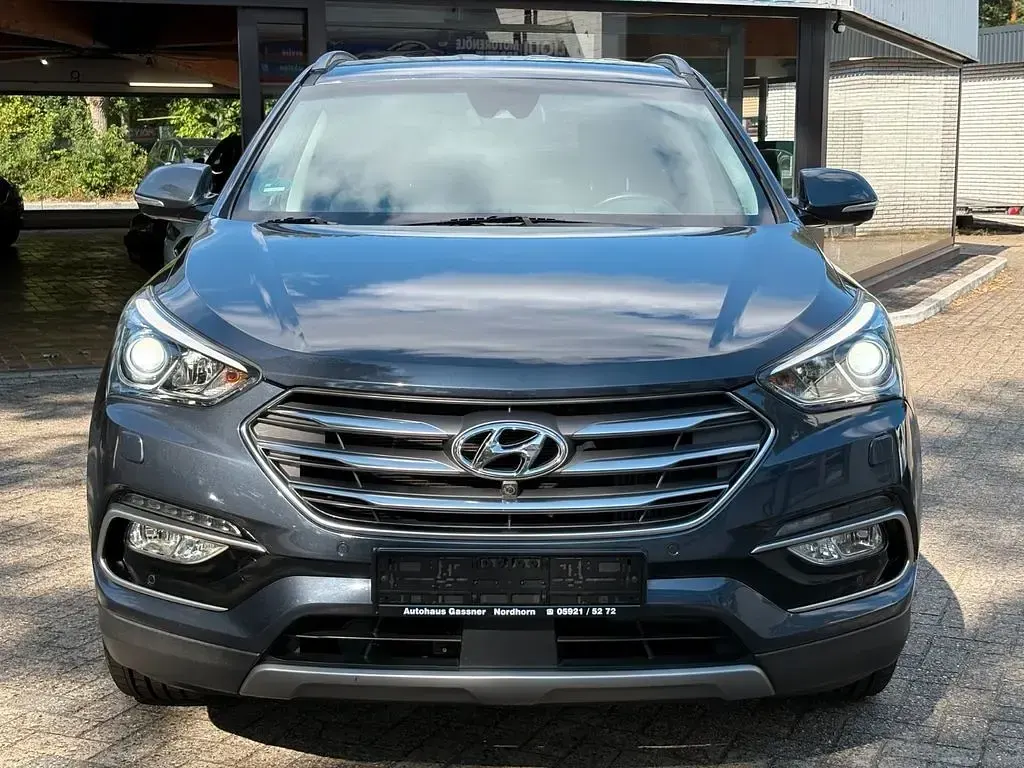 Gebraucht Hyundai Santa Fe Premium 200 PS (147 kW) 2016 Blau SUV