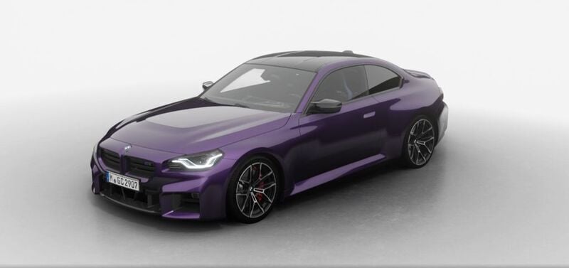 Neu BMW M2 Performance 480 PS (353 kW) 2025 Twilight purple perleffekt met Coupé