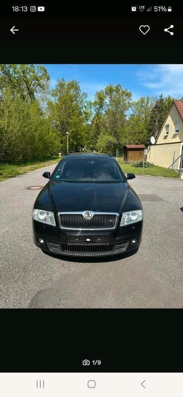 Schwarz Gebraucht 2006 Skoda Octavia RS Kombi | 2.999 € (Fairer Preis) - Bild 1/4