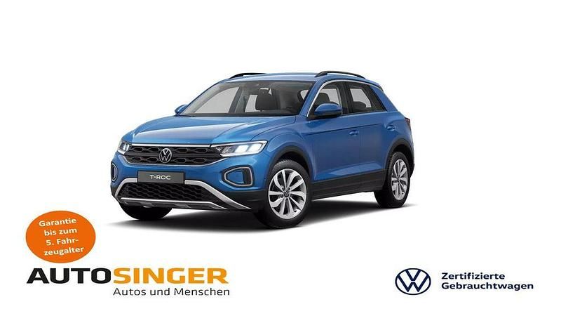 Ravennablau metallic Gebraucht 2024 VW T-Roc Life SUV | 24.940 € (Guter Preis) - Bild 1/3