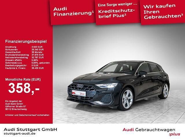 Gebraucht Audi A3 S-Line 150 PS (110 kW) 2024 Schwarz Limousine