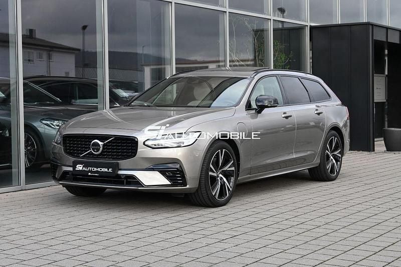 Pebble grey metallic Gebraucht 2021 Volvo V90 R-Design Kombi | 36.950 € (Superpreis) - Bild 1/4
