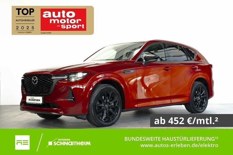 Rot Gebraucht 2023 Mazda CX-60 Homura-Line SUV | 43.990 € (Etwas zu teuer) - Bild 1/3
