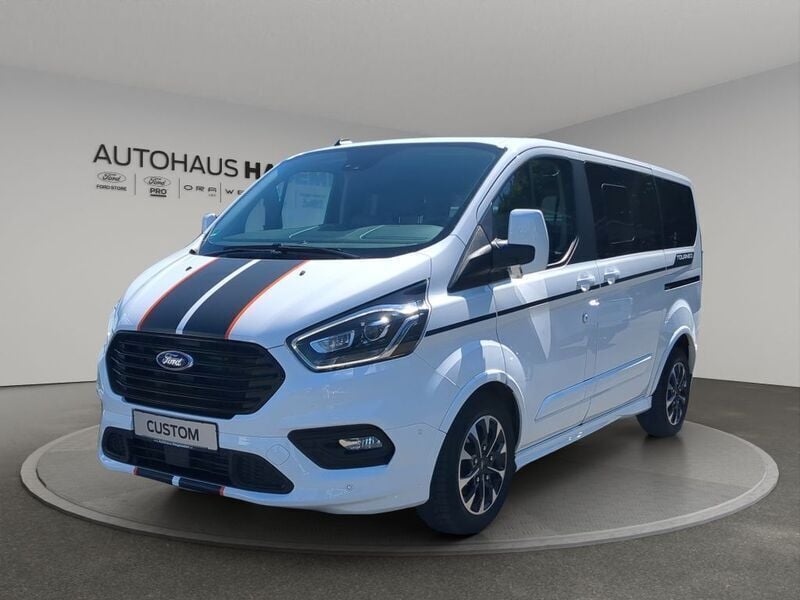 Weiß Gebraucht 2021 Ford Tourneo Custom Sport Van / Kleinbus | 42.950 € (Teuer) - Bild 1/4