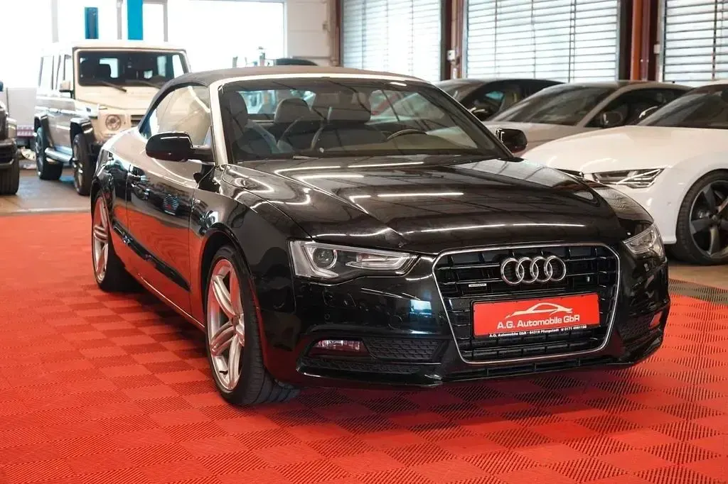 Brugt Audi A5 Cabriolet S-Line 245 HK (180 kW) 2012 Sort Cabriolet