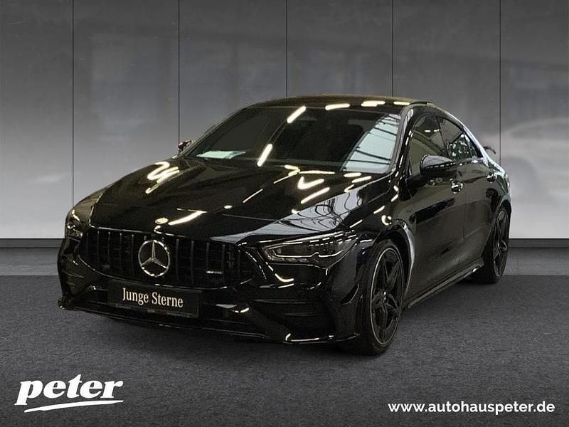 Metalliclack kosmosschwarz Gebraucht 2024 Mercedes CLA35 AMG AMG Coupé | 49.570 € (Fairer Preis) - Bild 1/4