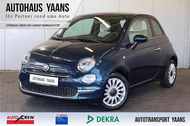 Blau Gebraucht 2021 Fiat 500 Dolcevita Kleinwagen | 8.989 € (Superpreis) - Bild 1/4