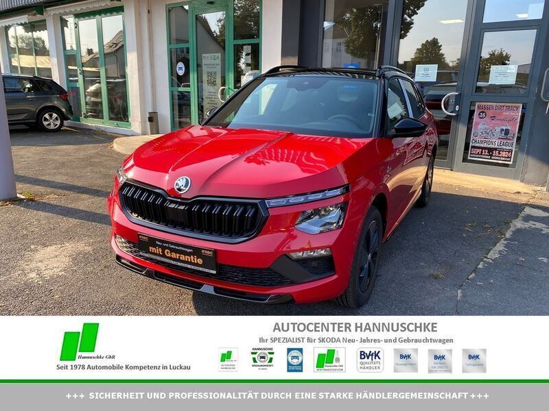Velvetrot premiummetallic Neu 2024 Skoda Kamiq Monte Carlo SUV | 30.475 € (Fairer Preis) - Bild 1/3