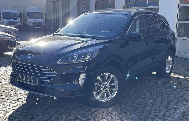Obsidianschwarzmetallic Gebraucht 2021 Ford Kuga Titanium X SUV | 20.490 € (Guter Preis) - Bild 1/4