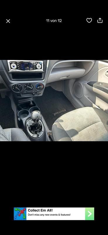 Gebraucht Kia Picanto 65 PS (47 kW) 2005 Schwarz Kleinwagen