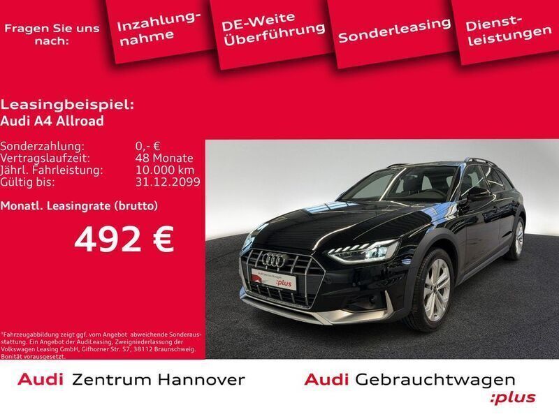 A2 brillantschwarz Gebraucht 2023 Audi A4 Allroad Ambiente Kombi | 41.450 € (Guter Preis) - Bild 1/4