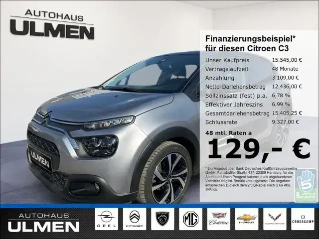 Grau Gebraucht 2022 Citroën C3 PureTech Kleinwagen | 15.545 € (Fairer Preis) - Bild 1/4
