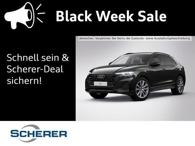 Mythosschwarz metallic (metallic) Gebraucht 2025 Audi Q8 Design SUV | 65.700 € (Teuer) - Bild 1/4