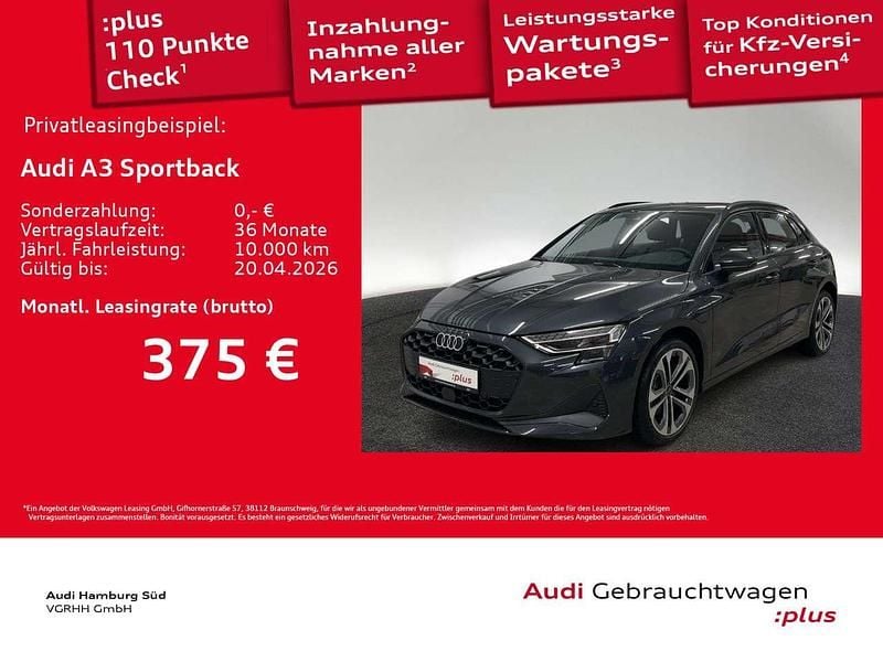Gebraucht Audi A3 204 PS (150 kW) 2025 H1 manhattangrau metallic Limousine