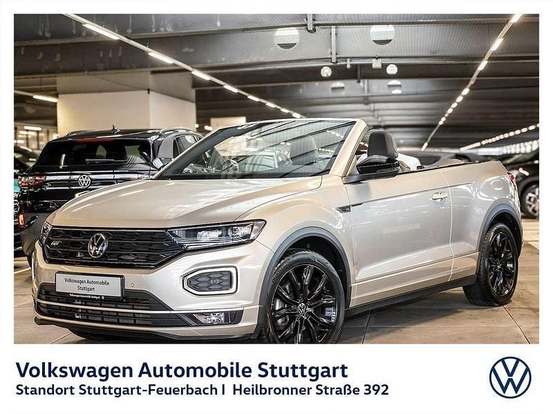 Gebraucht VW T-Roc Cabriolet R-line 150 PS (110 kW) 2021 Schwarz Cabrio