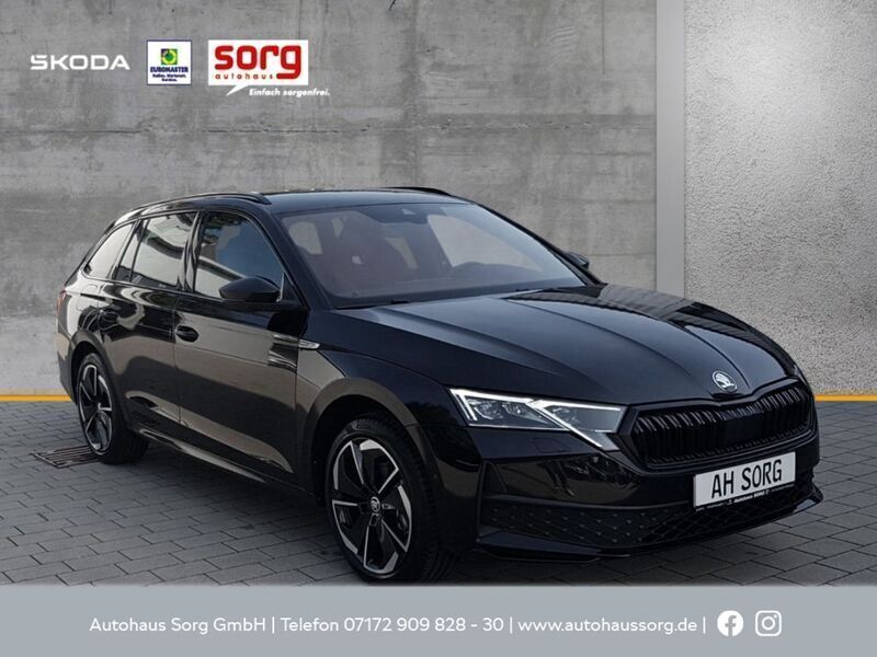 Schwarz Gebraucht 2024 Skoda Octavia SportLine Kombi | 51.749 € - Bild 1/4