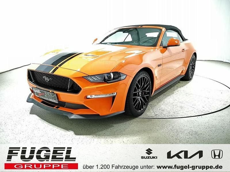 Twisterorange metallic Gebraucht 2021 Ford Mustang GT Convertible Cabrio | 39.969 € (Guter Preis) - Bild 1/4